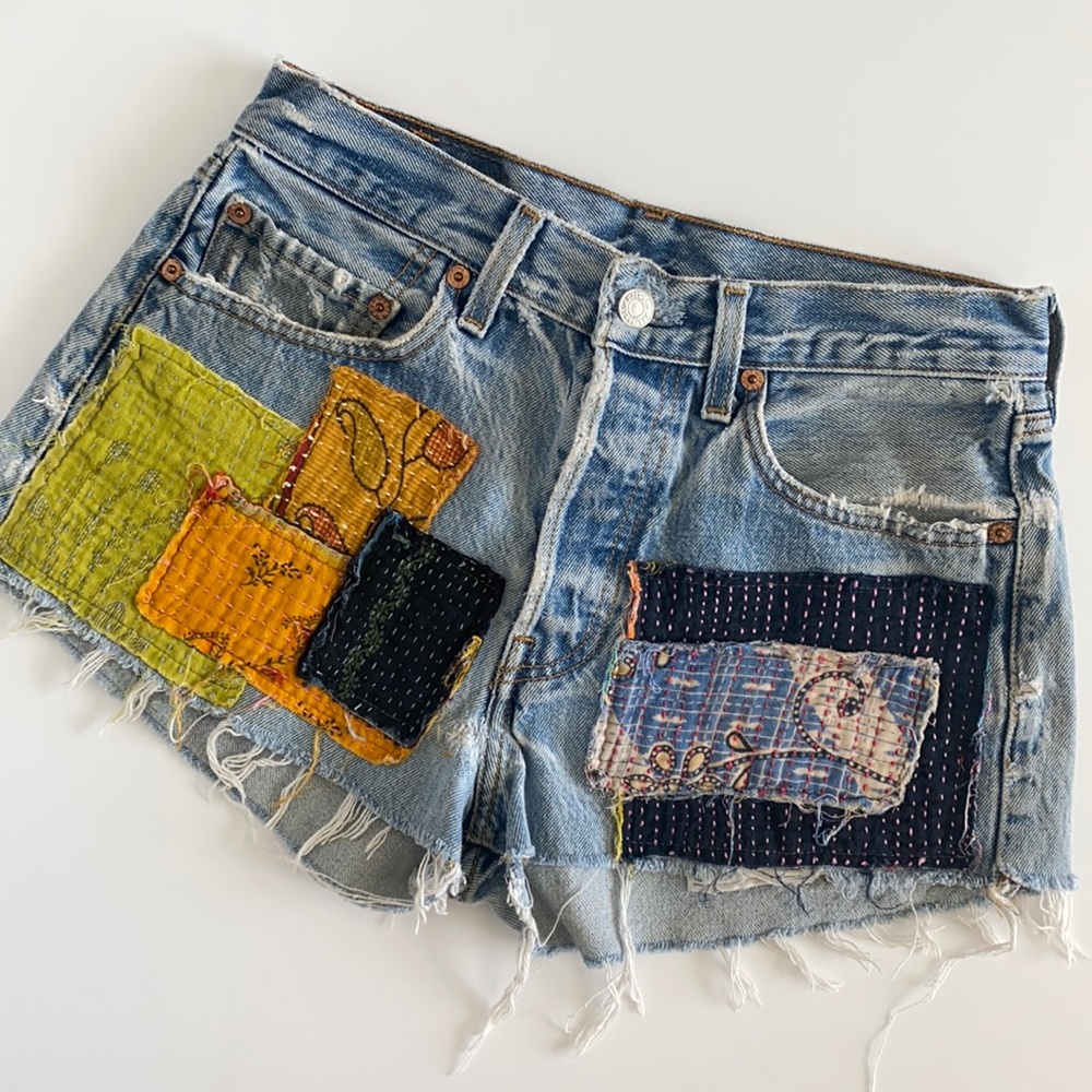 Patchwork Levi Shorts!